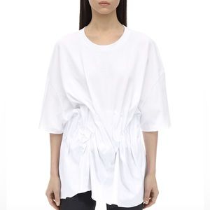 NATASHA ZINKO Mesh Corset Open Back Cotton White FR34